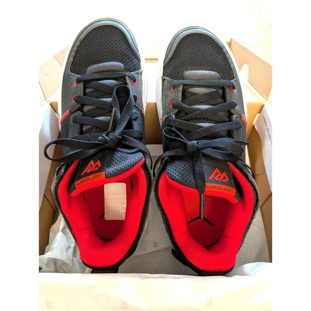 Jordan One Take 4 Black University Red Basketball Shoes Size 8 NIB